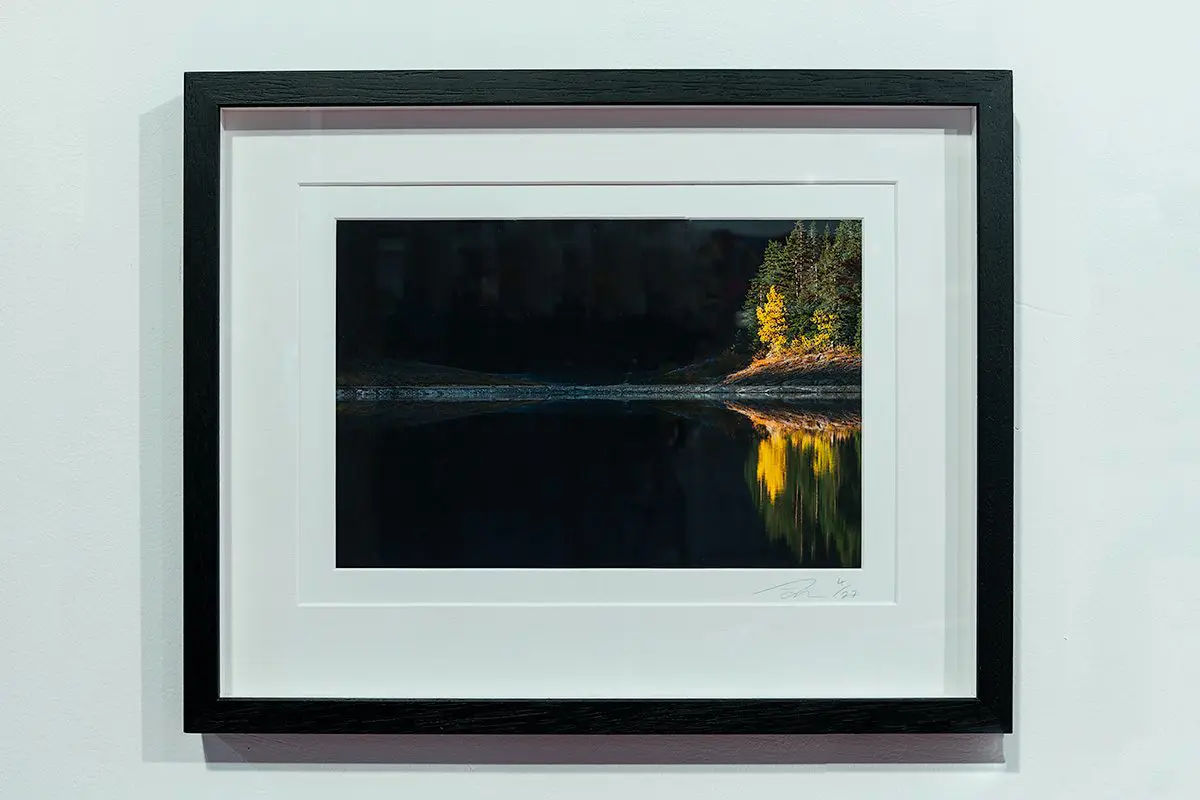 Obeche Black Frame with Double Mount